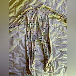 Kyte Baby polka dot bamboo sleeper